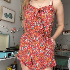 Patterned romper!